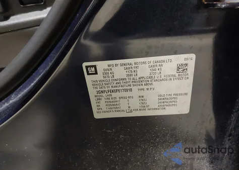 2015 Chevrolet Equinox 1Lt z USA, uszkodzony, nr VIN 2GNFLFEK6F6170918